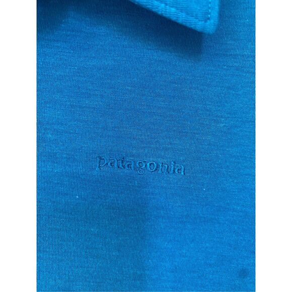 Patagonia SOFT Blue Polo Pullover Shirt, Size Large - Picture 3 of 7